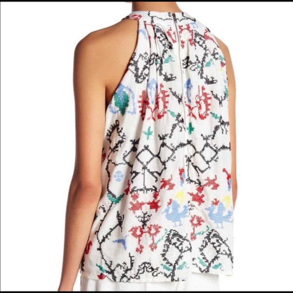 Romeo + Juliet colorful Embroidered couture halter - Picture 2 of 9